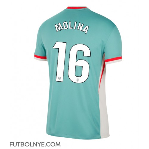 Camiseta Atletico Madrid Nahuel Molina #16 Visitante Equipación 2024-25 manga corta